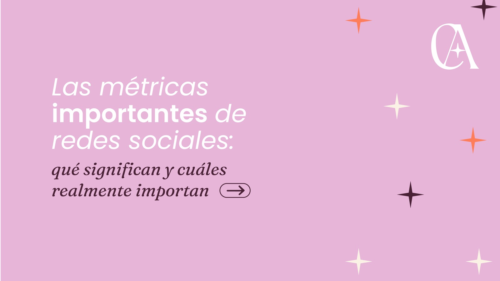Las métricas importantes de redes sociales